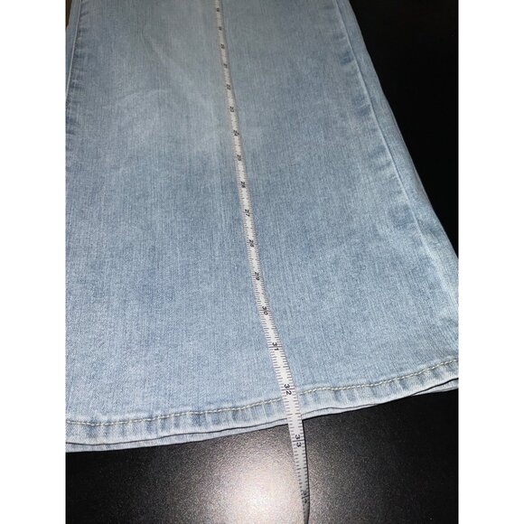 NYDJ New High Rise Major Wide Leg Capri Jeans in Cool Embrace Light Wash size 6 - Picture 16 of 16